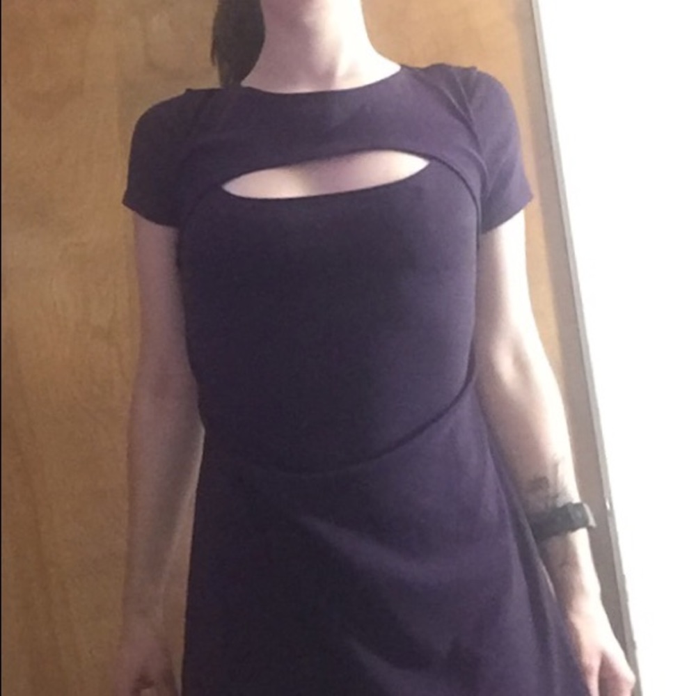 Cutout stretch dress